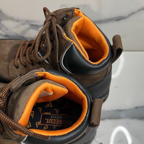 Ridgecut RCT002TS Toughwear Leather Steel Toe Waterproof Work Boots Size 10 - Picture 6 of 9